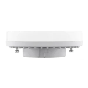 GX53 LED Cabinet Light 7W white disc lamp with GX53 twist-lock base on white background