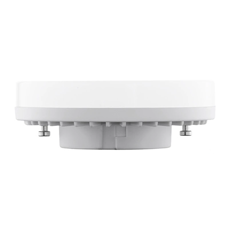 GX53 LED Cabinet Light 7W white disc lamp with GX53 twist-lock base on white background