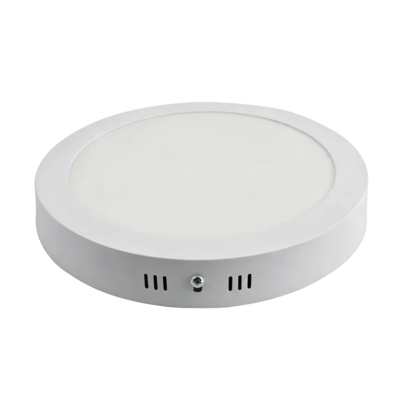 DURALUX LED Panel Light 6W surface mounted square ceiling fixture on white background